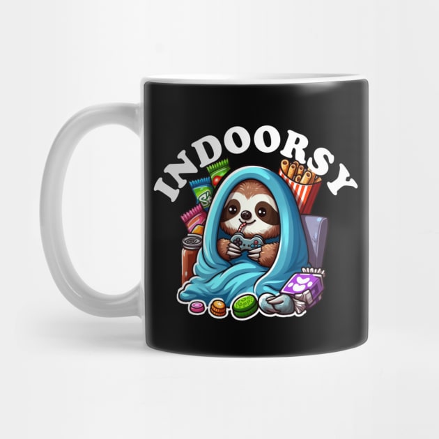 Indoorsy (Sloth Era) by PopCultureShirts